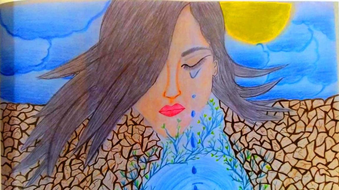 İSKİ İklim Değişikliği ve Su temalı Resim Yarışmasında Yayımlanmaya Değer Ödülü
